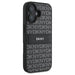 DKNY Texture Pattern Tonal Stripe iPhone 16 Case - Black - Cell phone cases and covers<<<HurtelXML