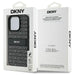 DKNY Texture Pattern Tonal Stripe iPhone 16 Pro Case - Black - Cell phone cases and covers<<<HurtelXML