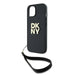 DKNY Wrist Strap Stock Logo case for iPhone 14 / 15 / 13 - black - Cell phone cases and covers<<<HurtelXML