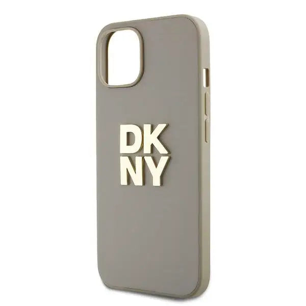DKNY Wrist Strap Stock Logo case for iPhone 15 / 14 / 13 - beige - Cell phone cases and covers<<<HurtelXML