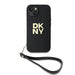 DKNY Wrist Strap Stock Logo case for iPhone 15 / 14 / 13 - black - Cell phone cases and covers<<<HurtelXML