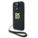 DKNY Wrist Strap Stock Logo case for iPhone 15 Pro Max - black - Cell phone cases and covers<<<HurtelXML