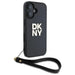 DKNY Wrist Strap Stock Logo iPhone 16 Case - Black - Cell phone cases and covers<<<HurtelXML