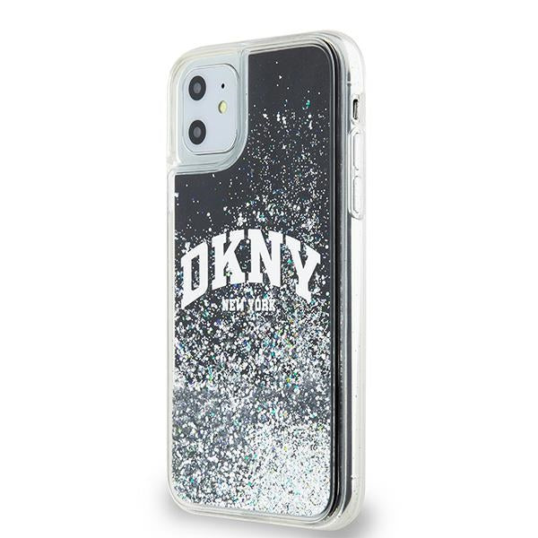 DKNY Liquid Glitter Big Logo case for iPhone 11 / Xr - black
