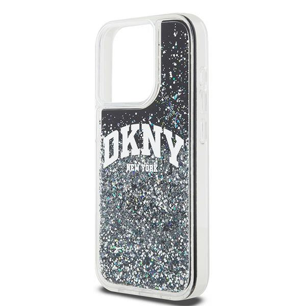 DKNY Liquid Glitter Big Logo iPhone 13 Pro / 13 Case - Black