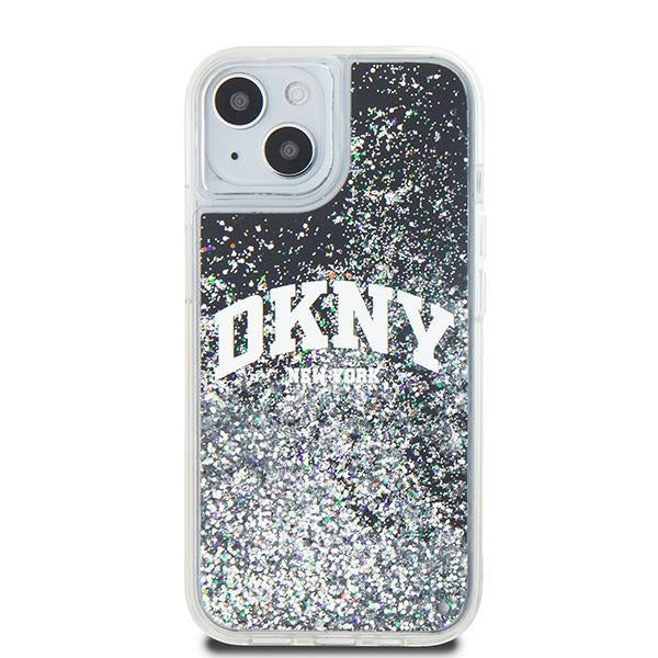 DKNY Liquid Glitter Big Logo case for iPhone 15 / 14 / 13 - black