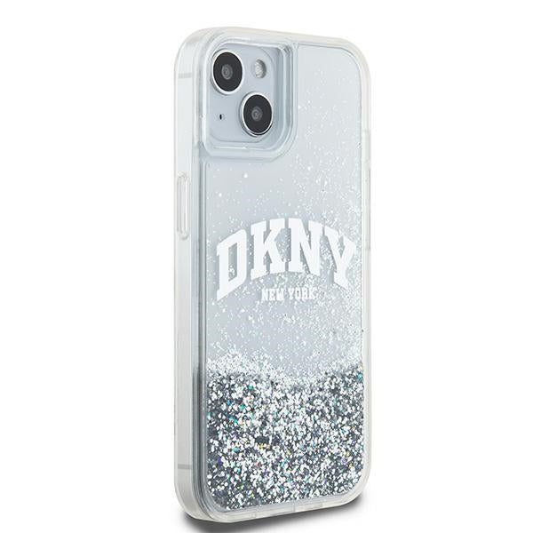 DKNY Liquid Glitter Big Logo case for iPhone 15 / 14 / 13 - white