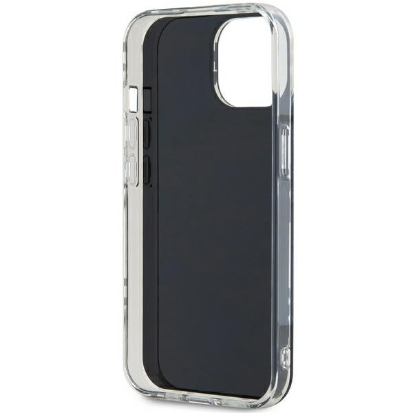 DKNY IML Checkered Mono Pattern case for iPhone 15 Plus / 14 Plus - black