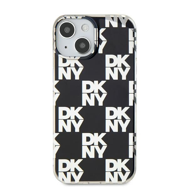 DKNY IML Checkered Mono Pattern case for iPhone 15 / 14 / 13 - black
