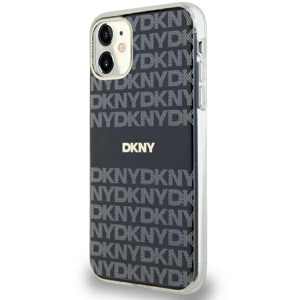 DKNY IML Mono &amp; Stripe MagSafe case for iPhone 11 / Xr - black