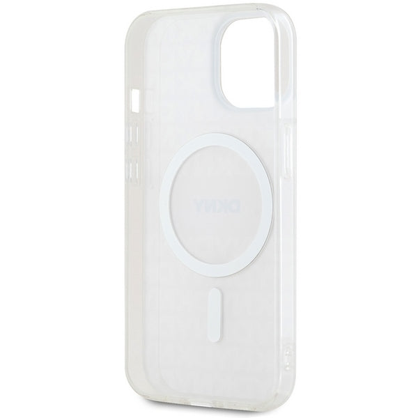 DKNY IML Mono &amp; Stripe MagSafe Case for iPhone 15 Plus / 14 Plus - Pink