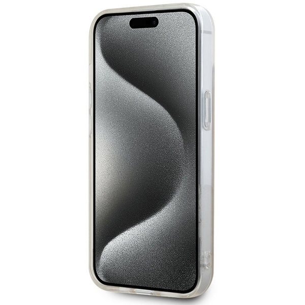 DKNY IML Mono &amp; Stripe MagSafe Case for iPhone 15 Plus / 14 Plus - Pink