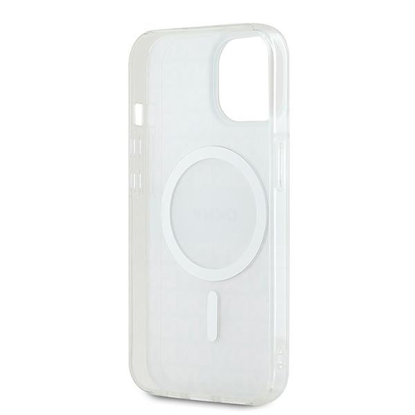 DKNY IML Mono &amp; Stripe MagSafe case for iPhone 15 / 14 / 13 - beige