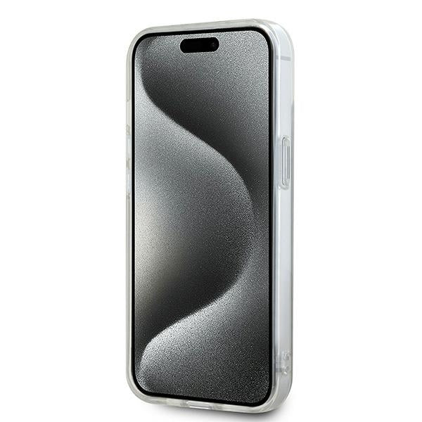 DKNY IML Mono &amp; Stripe MagSafe case for iPhone 15 / 14 / 13 - beige