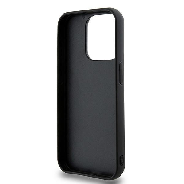 DKNY 3D Rubber Repeat Pattern case for iPhone 15 Pro Max - black