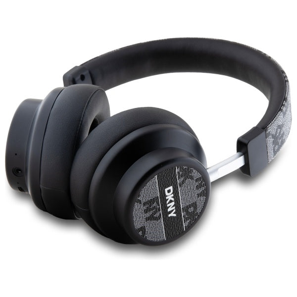 DKNY Bluetooth On-Ear Headphones DKBHM2PCSHLK Black/Black Checkered Pattern