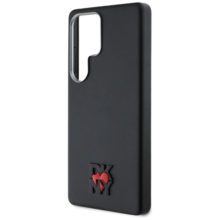 DKNY Leather Heart of NY Case for Samsung Galaxy S25 Ultra - Black