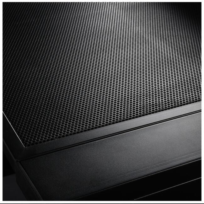 DNA Professional DJ BOOTH BK - DJ booth with illuminated RGB LED panel (black)