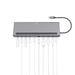 Docking station 10 in 1 HAMA Connect2Office Pro USB-A USB-C (PD) HDMI DP LAN/Ethernet Gray - Аксесоари за