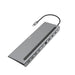 Docking station 10 in 1 HAMA Connect2Office Pro USB-A USB-C (PD) HDMI DP LAN/Ethernet Gray - Аксесоари за