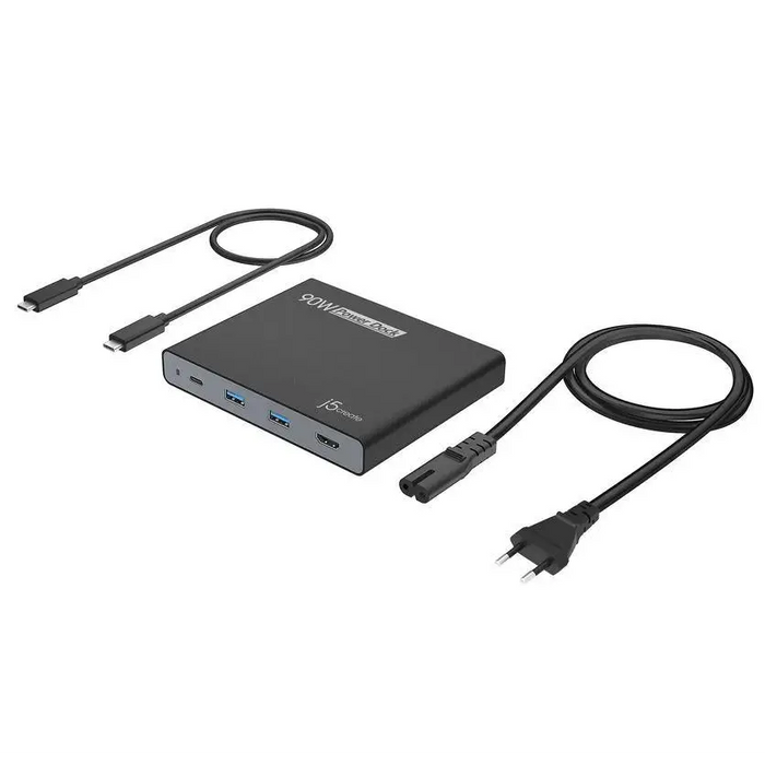 Docking station j5create JCDP392 90W Built-in USB-C Travel Dock - Аксесоари за лаптопи/таблети<<<Лаптопи таблети и