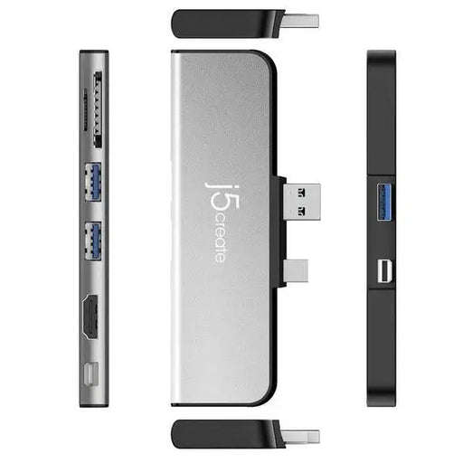 Docking station j5create JDD320B for MS Surface Pro 4/5/6 USB-A Mini DP Black - Аксесоари за лаптопи/таблети<<<Лаптопи