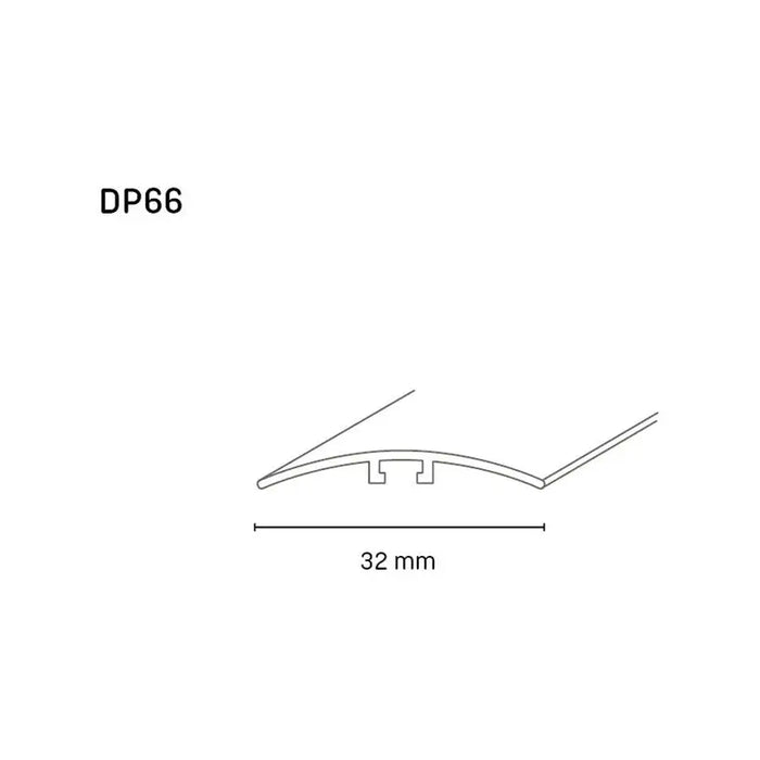 DOELLKEN CONCEALED MOUNTING TRANSITION SLAB 30 MM. GOLD 0.93 M. - Лайстни<<<Паркет и елементи за монтаж<<<Подови и
