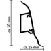 DOELLKEN SLK50 WHITE OAK INTERIOR CORNER FOR PVC SKILLS - Аксесоари<<<Паркет и елементи за монтаж<<<Подови и стенни