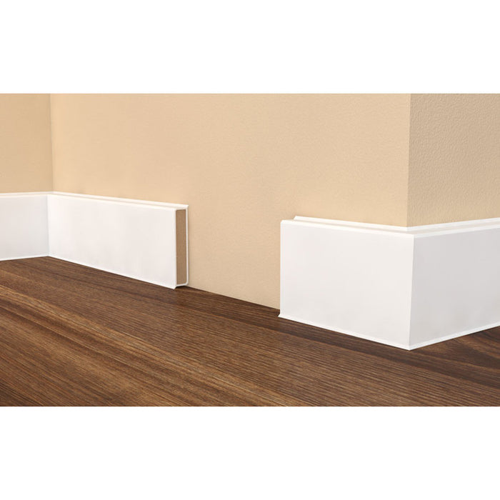 FLOOR MDF BOARD WITH PVC COATING DOELLKEN CUBU FLEX 80 WHITE