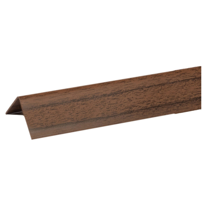 PVC PROFILE DOELLKEN L-SHAPED 20X20X2500 MM WALNUT