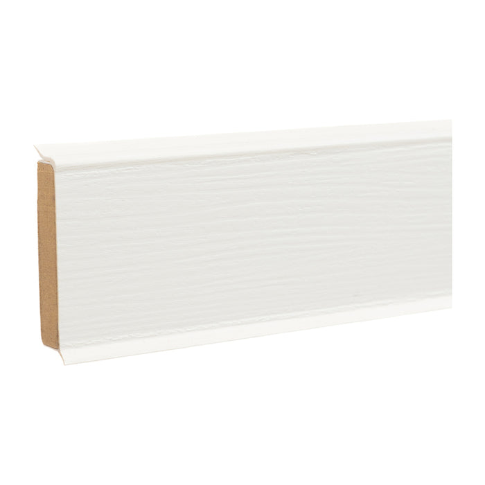 FLOOR MDF BOARD WITH PVC COATING DOELLKEN CUBU 60 WHITE WOOD