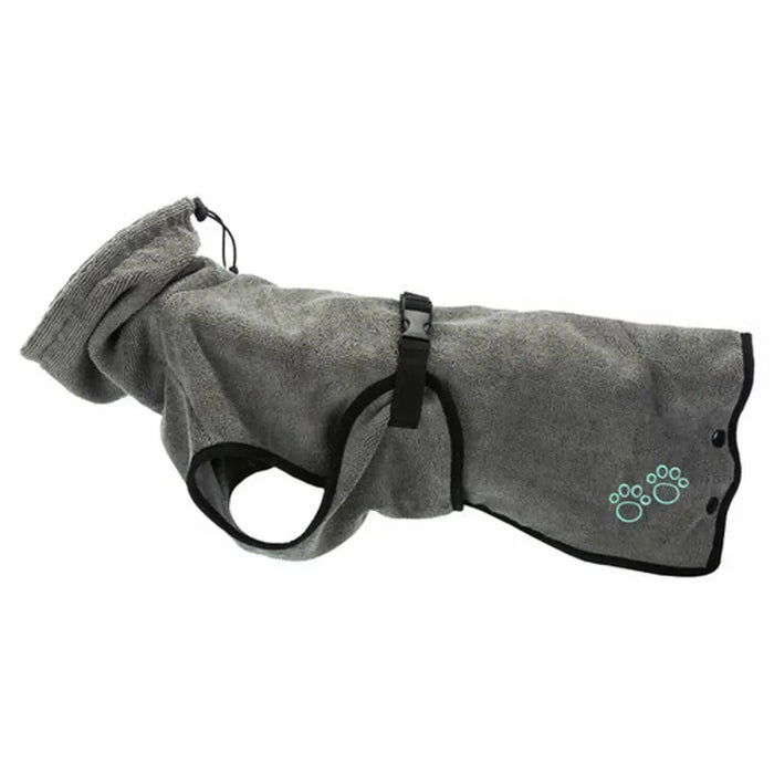 Dog bathrobe Trixie Grey L - Домашни Животни<<<Дом Градина<<<BigBuy&&&Здраве и хигиена<<<Домашни Животни<<<Дом