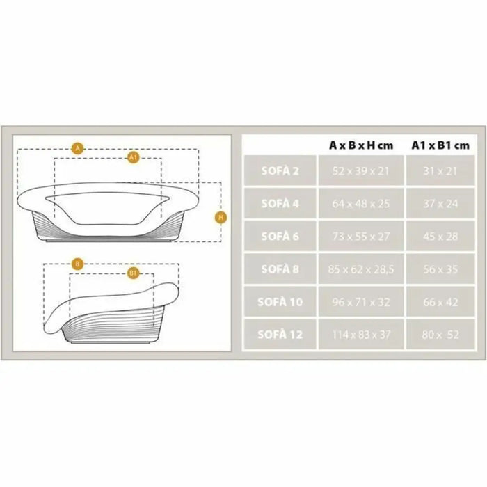 Dog Bed Ferplast - Домашни Животни<<<Дом Градина<<<BigBuy&&&Къщички и легълца<<<Домашни Животни<<<Дом Градина<<<BigBuy