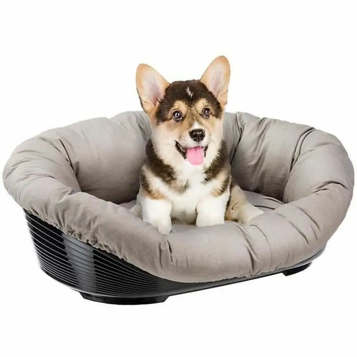 Dog Bed Ferplast Grey 73 x 55 x 27 cm - Домашни Животни<<<Дом Градина<<<BigBuy&&&Къщички и легълца<<<Домашни