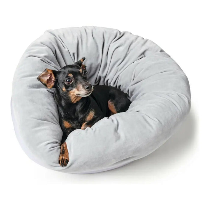 Dog Bed Hunter MIRANDA Anthracite 50 x 50 cm - Домашни Животни<<<Дом Градина<<<BigBuy&&&Къщички и легълца<<<Домашни