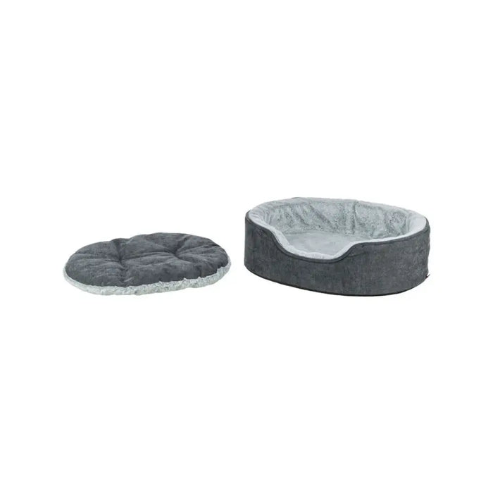 Dog Bed Trixie Vital Lino Soft Grey Light grey 60 x 45 cm - Къщички и легълца<<<Домашни Животни<<<Дом Градина<<<BigBuy