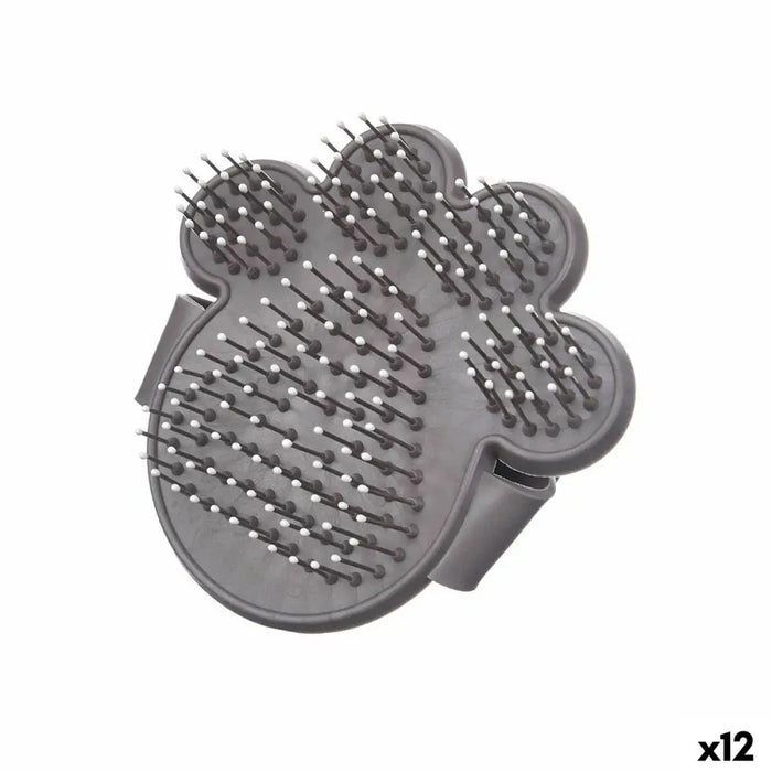 Dog Brush Mascow Grey 10,5 x 10 x 3 cm (12 Units) - Домашни Животни<<<Дом Градина<<<BigBuy&&&Здраве и хигиена<<<Домашни