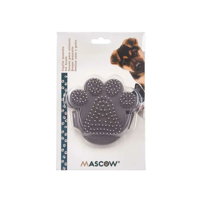 Dog Brush Mascow Grey 10,5 x 10 x 3 cm (12 Units) - Домашни Животни<<<Дом Градина<<<BigBuy&&&Здраве и хигиена<<<Домашни