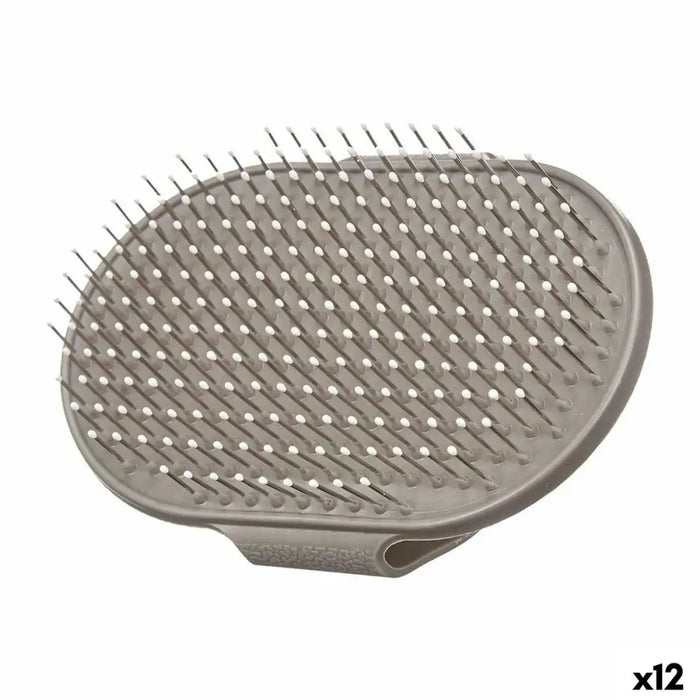 Dog Brush Mascow Grey 13 x 3,5 x 10 cm (12 Units) - Домашни Животни<<<Дом Градина<<<BigBuy&&&Здраве и хигиена<<<Домашни