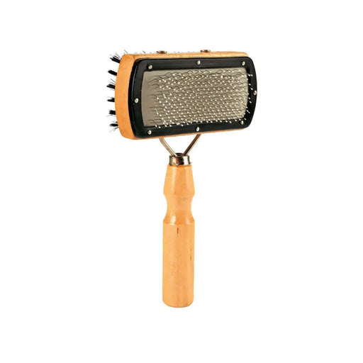 Dog Brush Trixie 10 × 18 CM Bicoloured - Домашни Животни<<<Дом Градина<<<BigBuy&&&Здраве и хигиена<<<Домашни