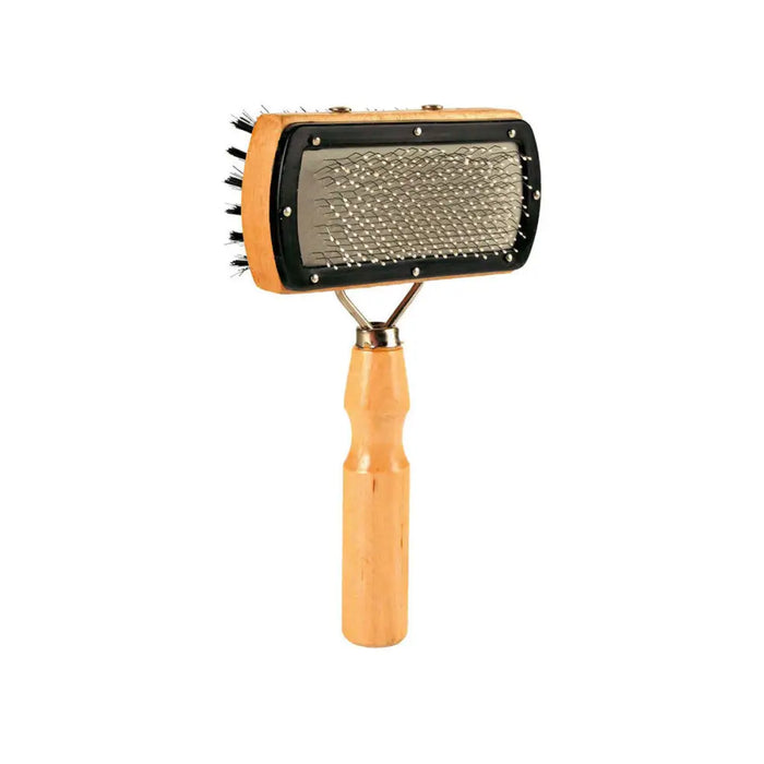 Dog Brush Trixie 10 × 18 CM Bicoloured - Домашни Животни<<<Дом Градина<<<BigBuy&&&Здраве и хигиена<<<Домашни