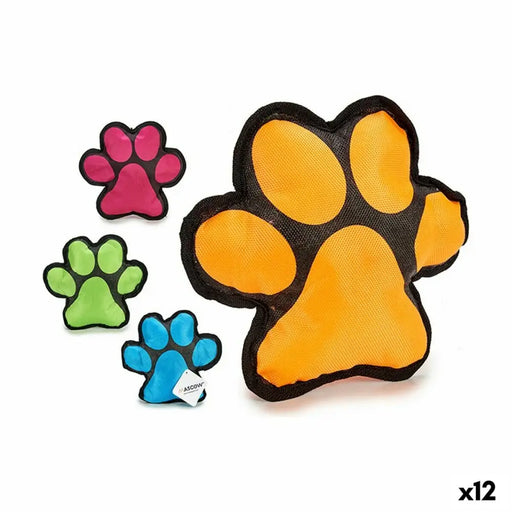 Dog chewing toy Mascow Blue Green Orange Pink 7 x 22 x 22 cm Animal footprints (12 Units) - Домашни Животни<<<Дом