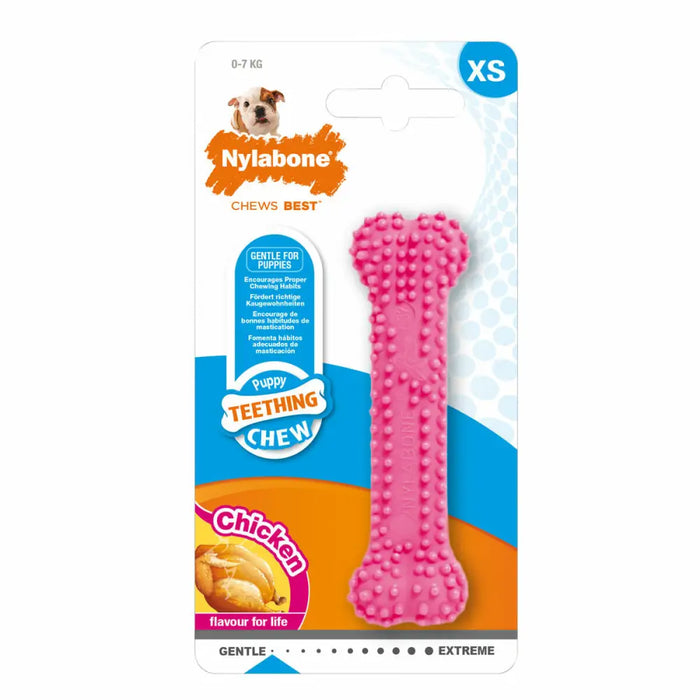 Dog chewing toy Nylabone Birka Pink Chicken XS - Домашни Животни<<<Дом Градина<<<BigBuy&&&Играчки<<<Домашни