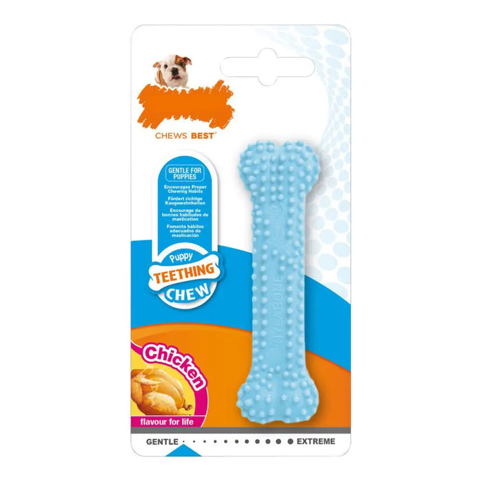 Dog chewing toy Nylabone Blue Chicken Thermoplastic XS size Puppies - Играчки<<<Домашни Животни<<<Дом Градина<<<BigBuy