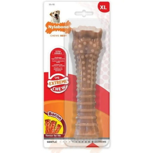 Dog chewing toy Nylabone Dura Chew Bacon Size XL Nylon - Домашни Животни<<<Дом Градина<<<BigBuy&&&Играчки<<<Домашни