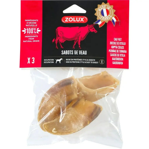 Dog chewing toy Zolux Calf hooves Beef 90 g - Хранене на домашни любимци<<<Домашни Животни<<<Дом