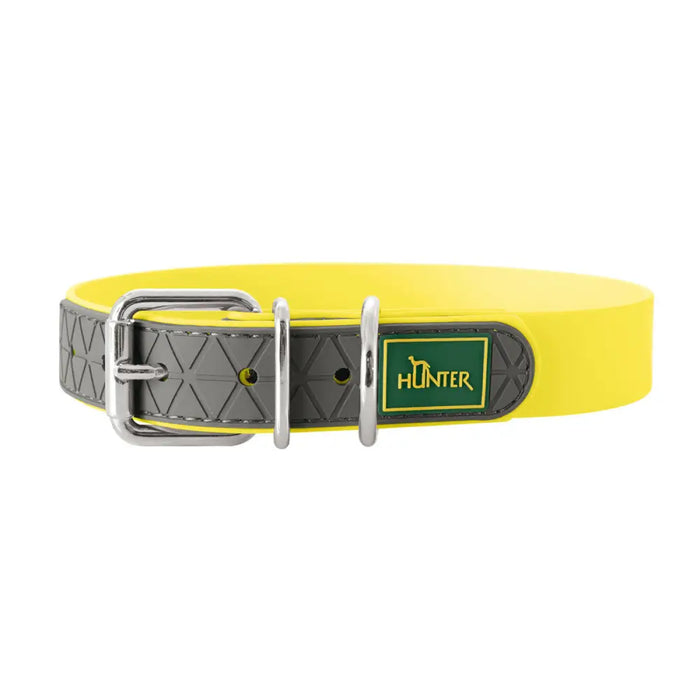 Dog collar Hunter Convenience 53-61 cm L/XL Yellow - Домашни Животни<<<Дом Градина<<<BigBuy&&&Пътуване и