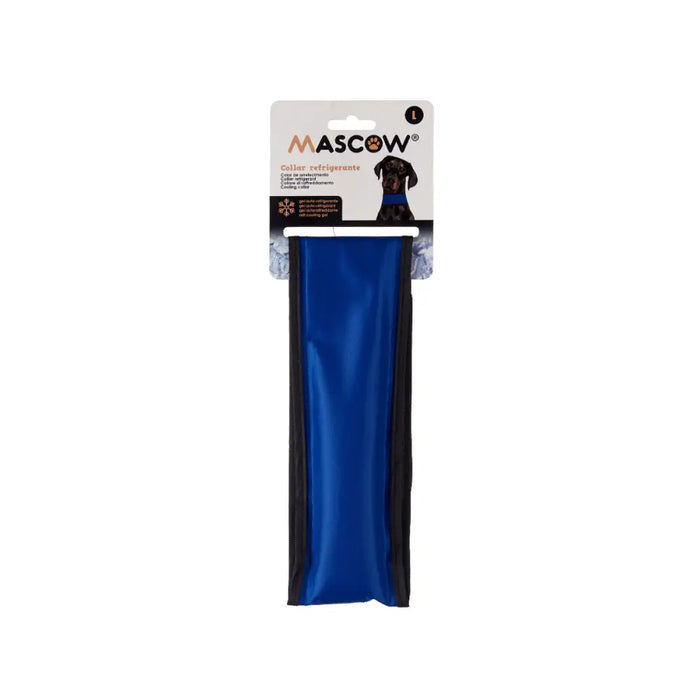 Dog collar Mascow Blue Black Polyester PVC Gel 8 x 1 x 66 cm Coolant (4 Units) - Домашни Животни<<<Дом