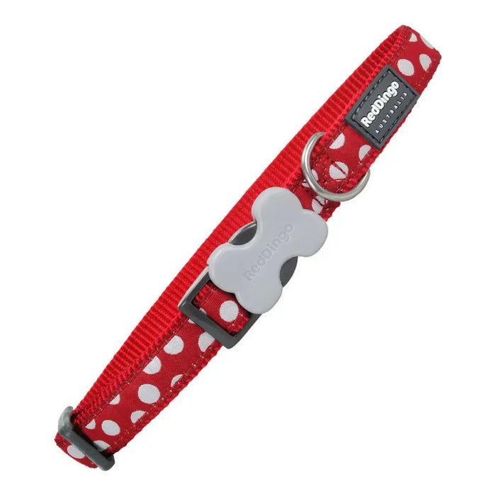 Dog collar Red Dingo Spots (1,2 x 20-32 cm) - Домашни Животни<<<Дом Градина<<<BigBuy&&&Пътуване и разходки<<<Домашни