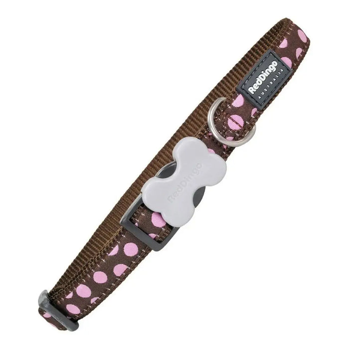 Dog collar Red Dingo Spots (1,2 x 20-32 cm) - Домашни Животни<<<Дом Градина<<<BigBuy&&&Пътуване и разходки<<<Домашни